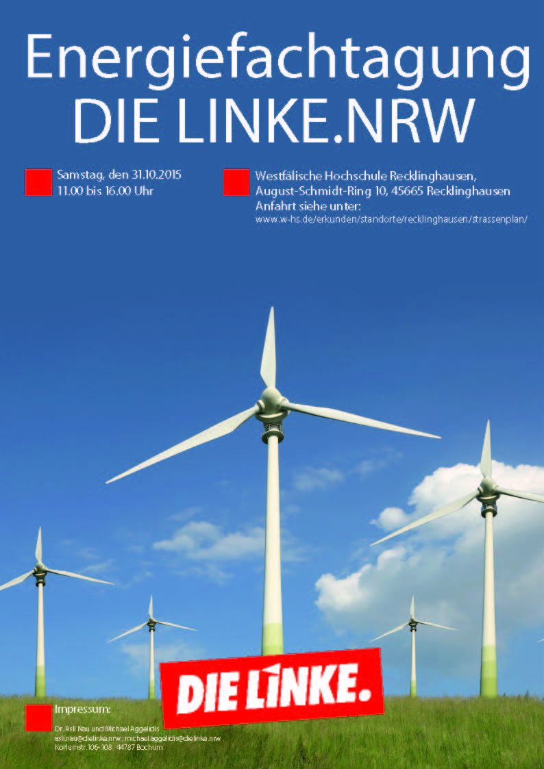 Energiefachtagung – DIE LINKE.NRW – 31.10.2015 – Recklinghausen