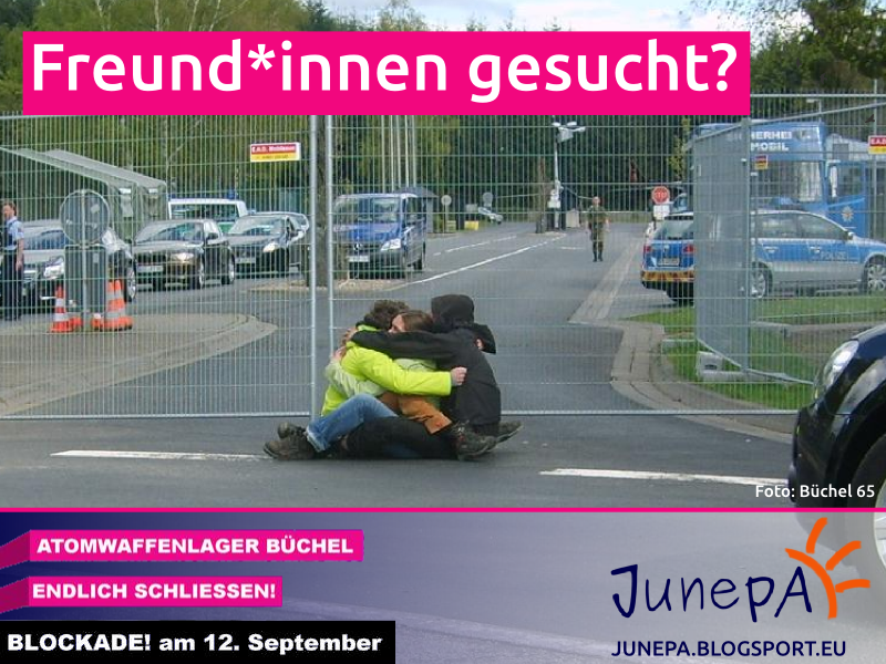Das Schweigen durchbrechen: Atomwaffen stoßen auf Widerstand – Blockade am Atomwaffenstandort Büchel angekündigt