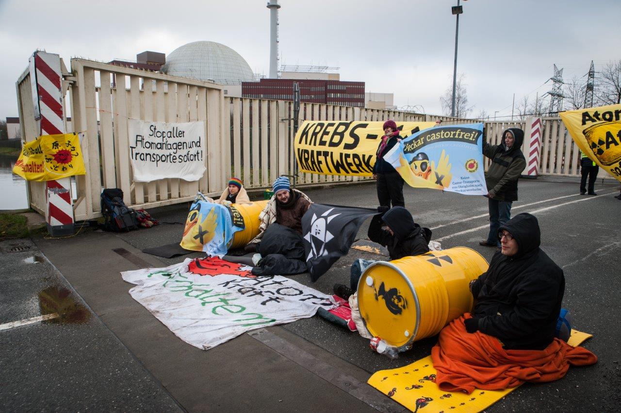AKW Brokdorf: Blockiert