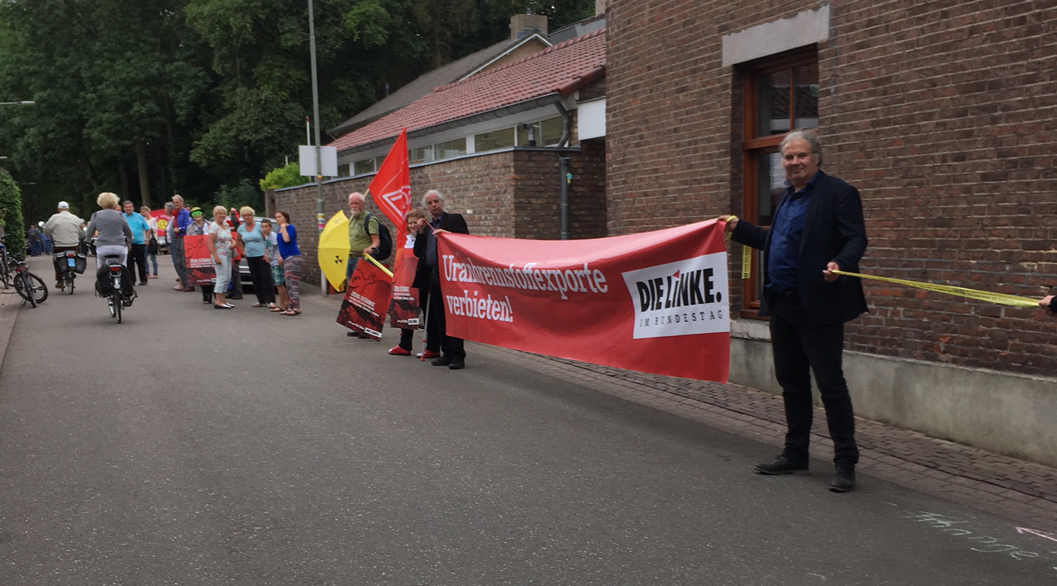 Menschenkette: 50.000 für Stilllegung der AKW Tihange und Doel
