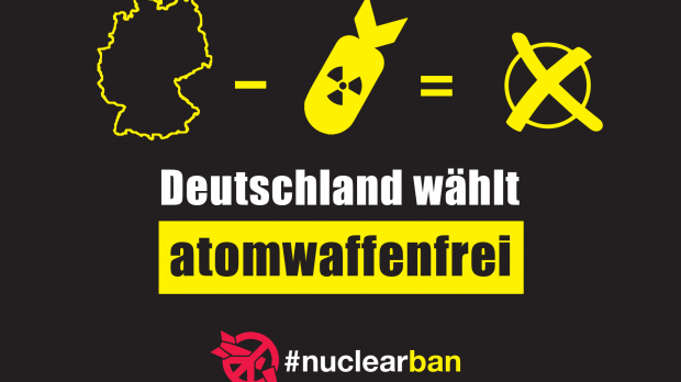 Protest gegen Atomwaffen vor Gericht – Mehrheit für Atomwaffenverbot