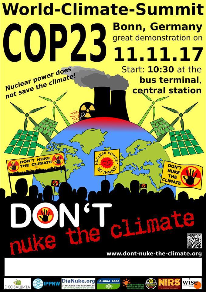 COP23: Don´t nuke the climate – Atomenergie ist keine Alternative