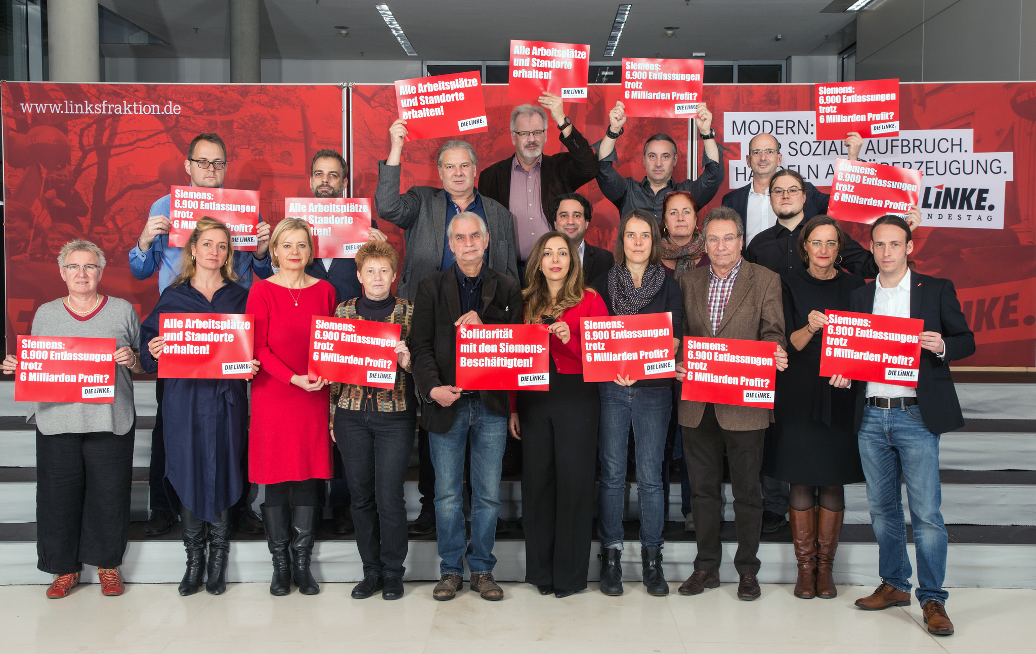 Siemens-Arbeitsplätze müssen erhalten bleiben!