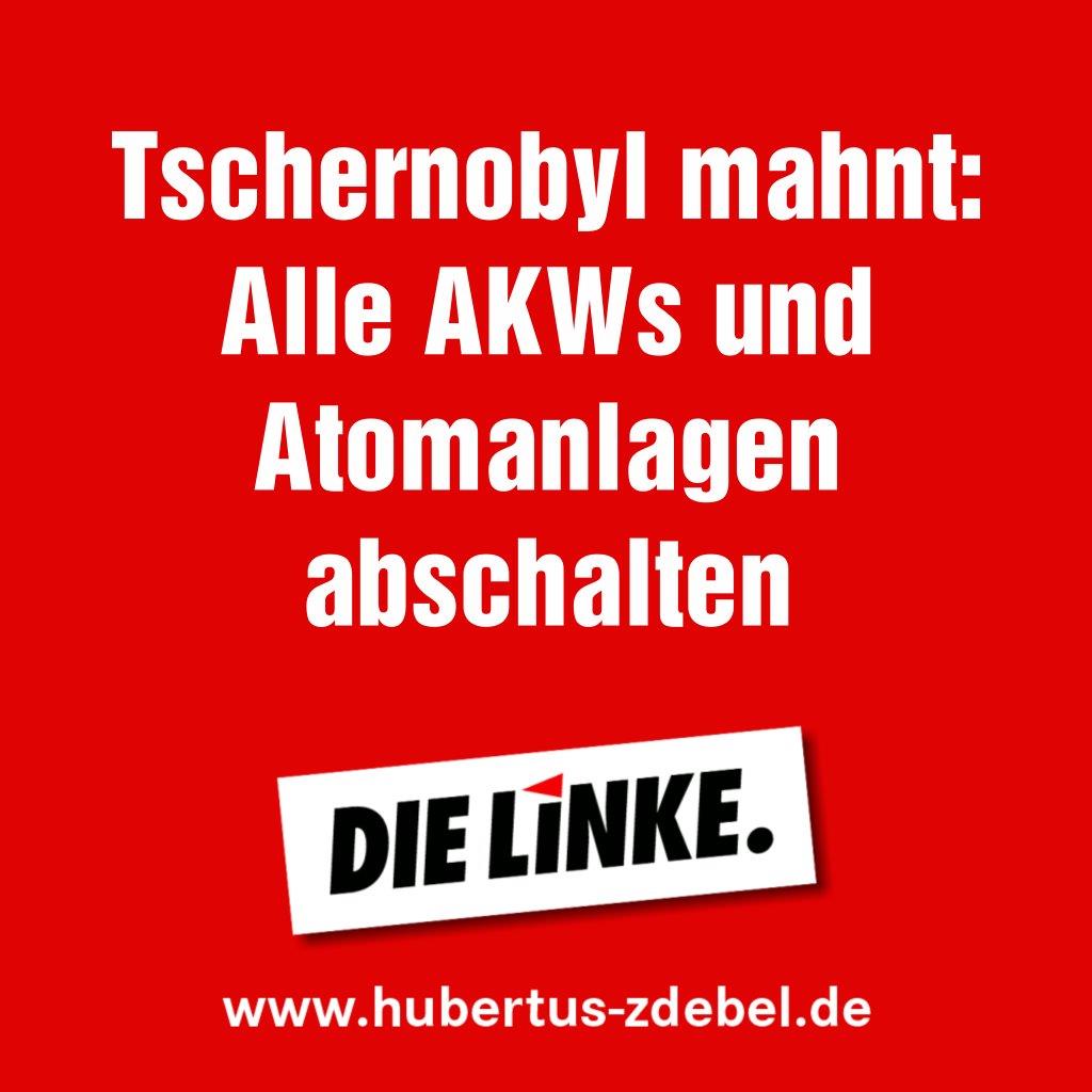 Tschernobyl – Atomenergie ist Katastrophe
