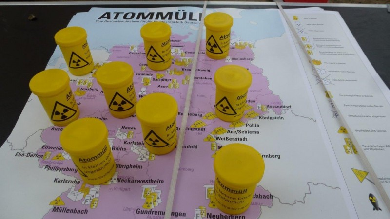 Aktionstag gegen Atommüll-Castor-Transporte ins Zwischenlager Biblis