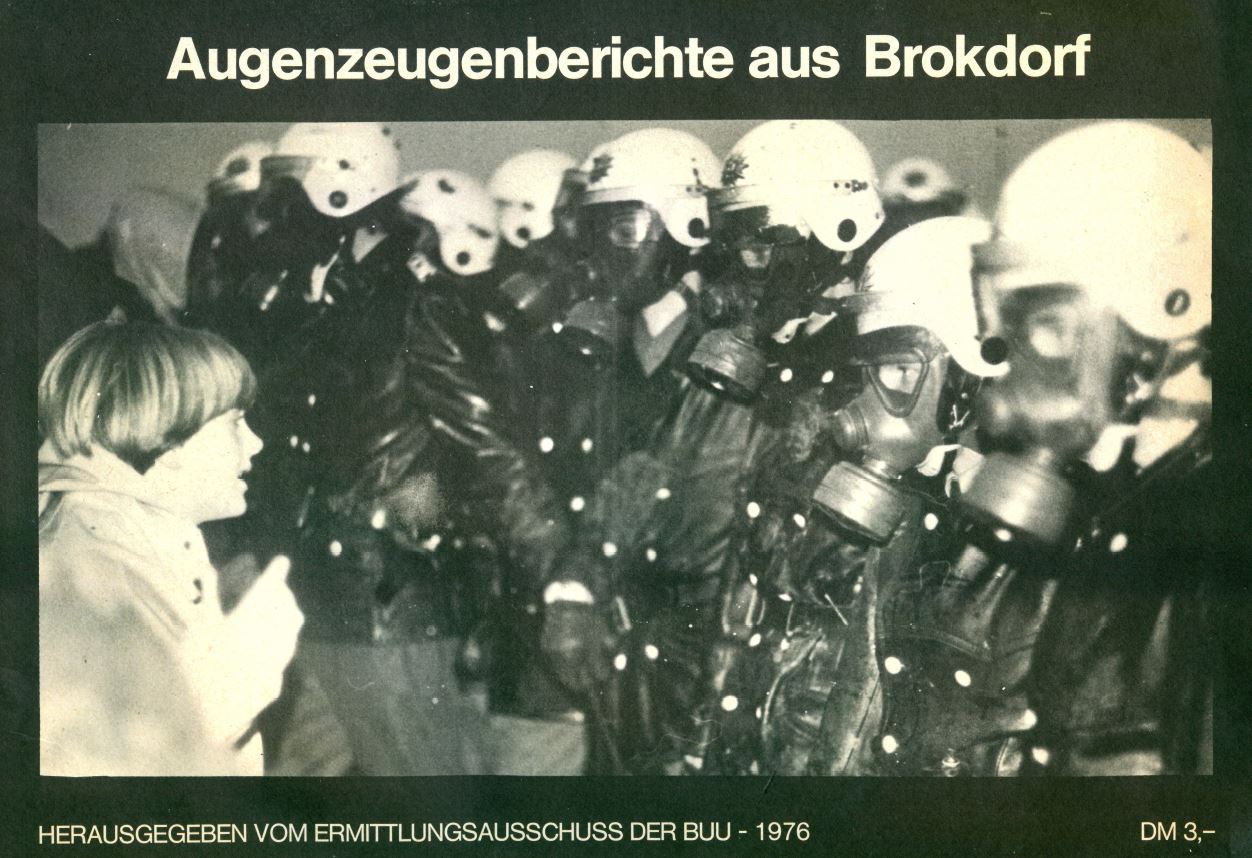 AKW Brokdorf war noch eine Wiese: PRESSEERKLÄRUNG DER BÜRGERINITIATIVEN UMWELTSCHUTZ UNTERELBE vom 3.12.1976: