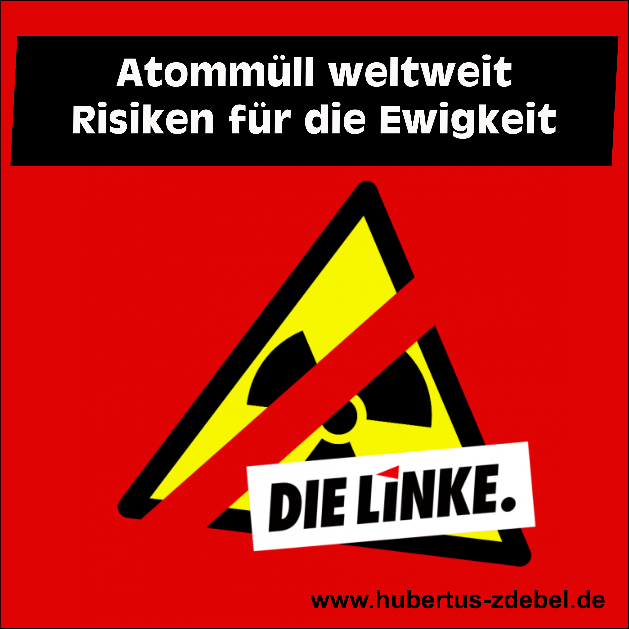 Jede Menge Atommüll: Bundesregierung über Umgang und Behandlung atomarer Abfälle