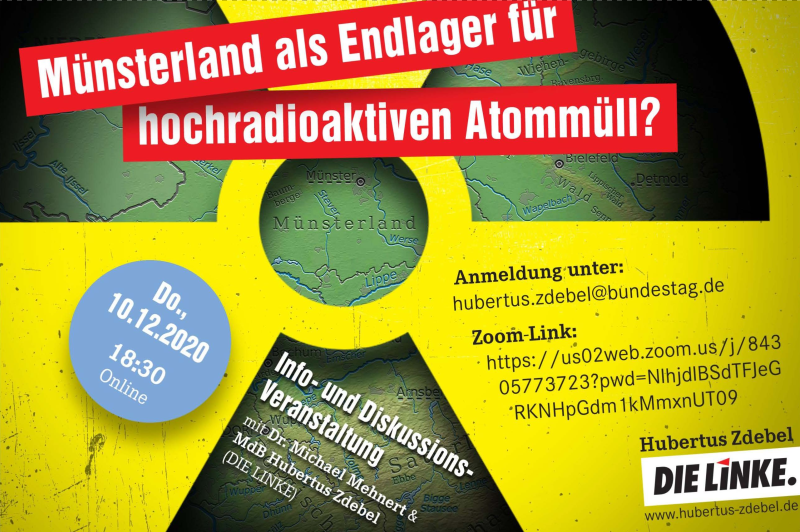 Münsterland als Endlager für hochradioaktiven Atommüll?