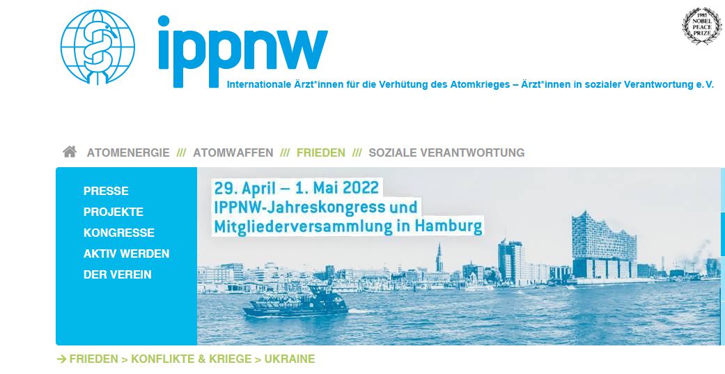 Willkommen in Hamburg: Internationale Ärzt:Innen gegen Atomkrieg